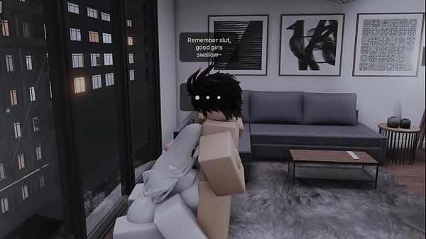 Filling up a Cow Girl in Roblox