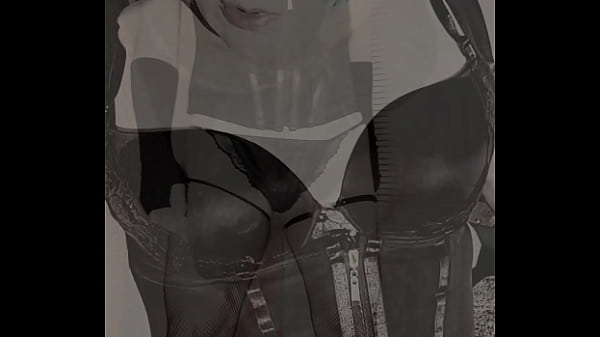 sexy sissy slut plays with her girl cock  