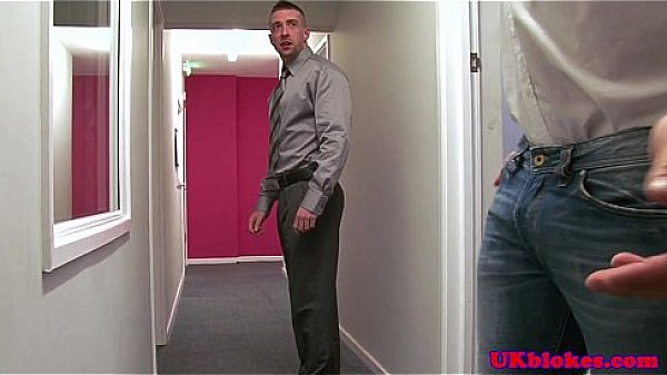 English stud fucks co worker in office  