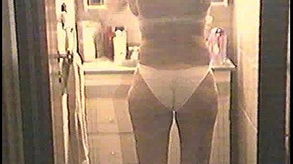 mature wife preparing bath