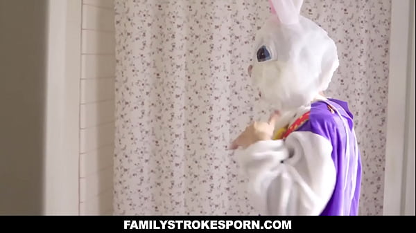 Easter Bunny Getting Laid in 3some Fuck
