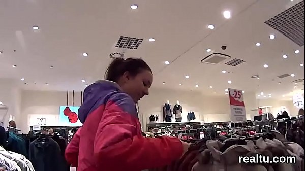 Stellar czech sweetie is seduced in the supermarket and rode in pov