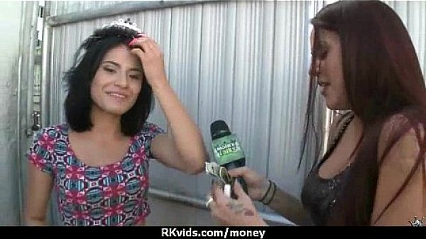 Slutty amateur babe is paid cash from some crazy public sex 23