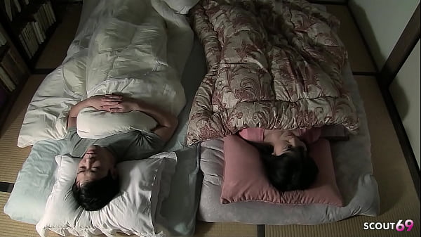 Japanese Step-Sister seduce him to Defloration Sex at Night while Sleep Together