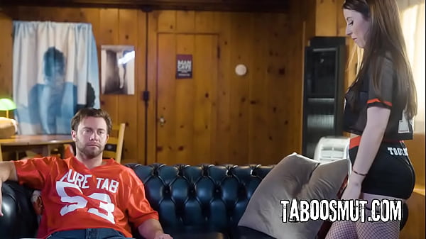 Stepdad Fucks His Teen Stepdaughter During Football Half Time