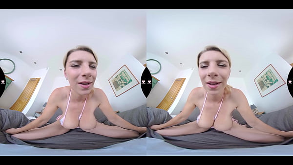 Sexy busty Katerina Hartlova in bikini sits on big dick