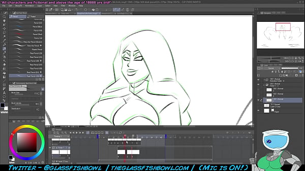 SS broadcast by GlassFishBowl on Picarto from January Second 2023 B  