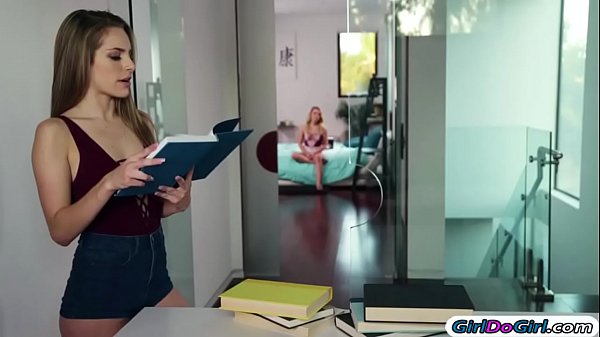 Kimmy Granger seduces her d sis Aubrey into having sex