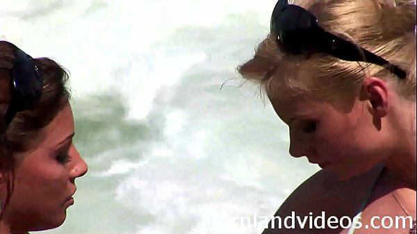 teens lesbians big tits outdoor kissing and pussy licking  