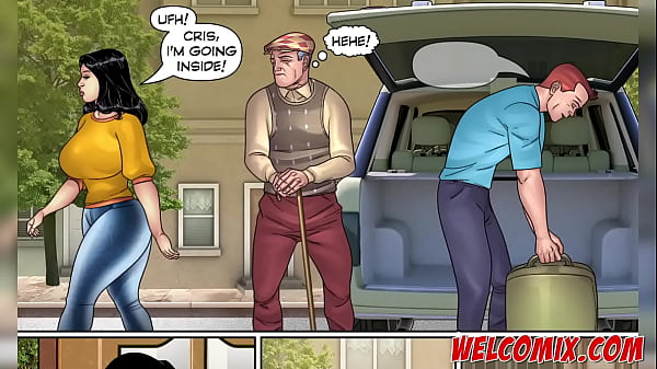 Old pervert looking at the hottie's big ass!  