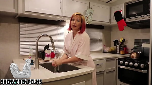 stepSon Takes Advantage of StepMom Stuck in Sink - Jane Cane 