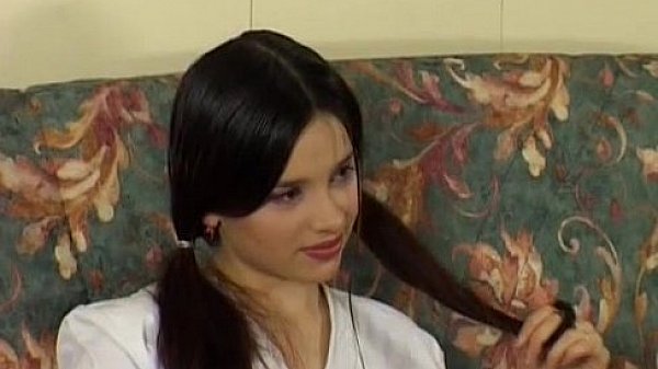 Russian teen - Dark haired beauty.