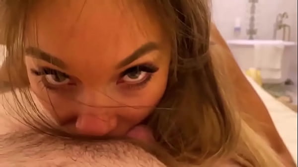 He Cum In Monika Fox Mouth After A Hot Blowjob And Masturbation