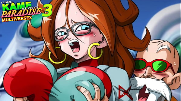 Kame Paradise 3 - Dragon Ball Android 21 Boobjob (Uncensored)  