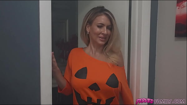 My stepmom came into the room dressed very scarcely, and then she accidently touched my dick