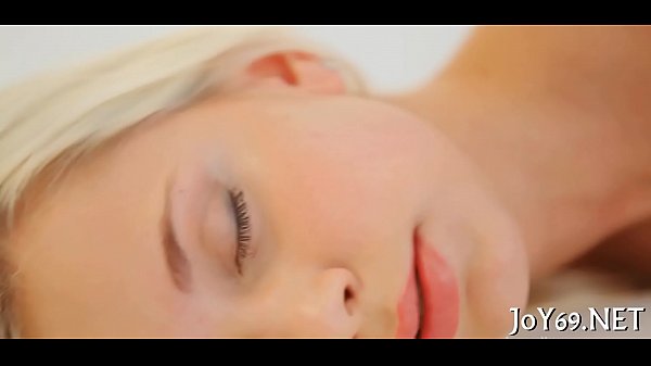 Girl receives glad by a solo play 