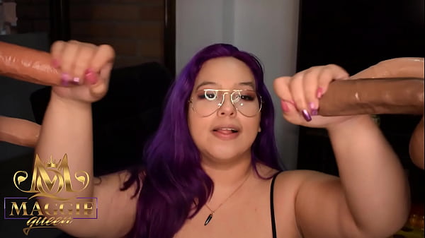 MaggieQueen sucking and fucking a lot of cocks