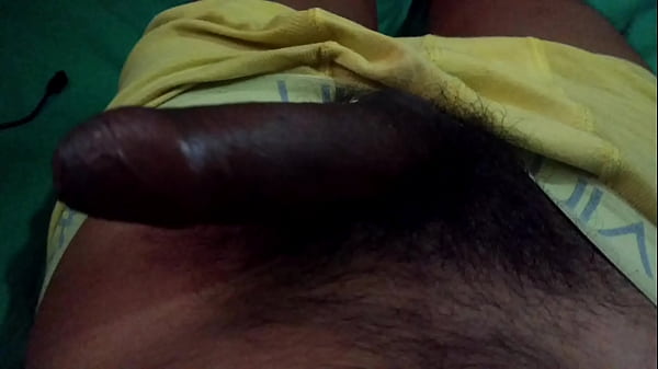 Black Cock Yellow underwear - boxer amarillo pene negro