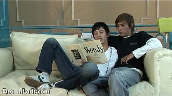 Terrific dark-haired twink gets his ass stretched