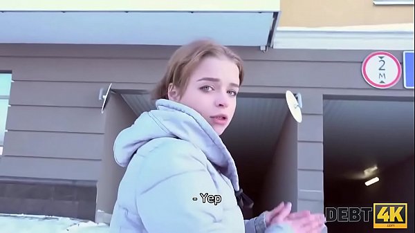 Debt4k. The only way for Calibri Angel to return her debt is passionate ass-fucking 