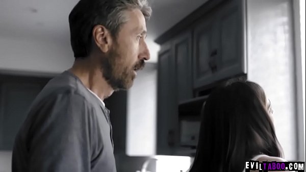 Whaaaam! This is some serious step Dad vs Daughter spanking!