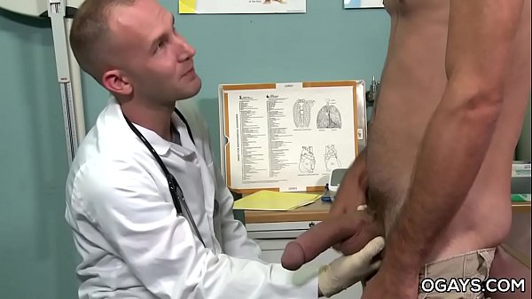 Horny doctor sucks off the patient
