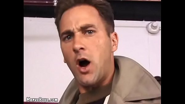 Daddy having oral fun with a skinny twink