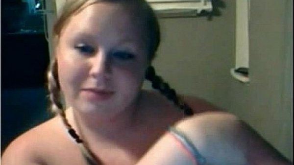 Horny Fat BBW Teen GF masturbating her Wet Shaven Pussy