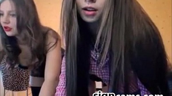 Three cuties teasing at home