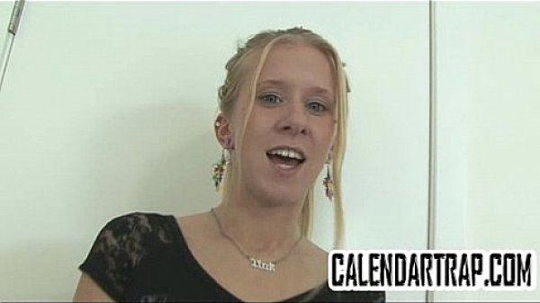 Small tit blonde gives a POV blowjob