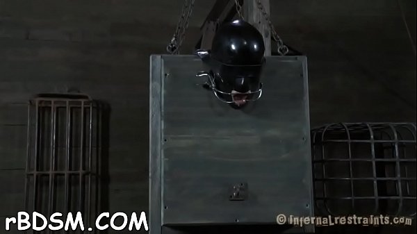 Gagged gal is being punished for being such a wench