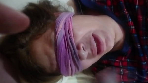 I surprise him and pass my cock over my wife's sister's face and lips, she sucks it and I fill her face with milk  