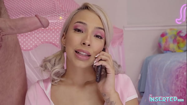 Curvy cutie has her tight hole penetrated while shes on the phone with her stepdaddy