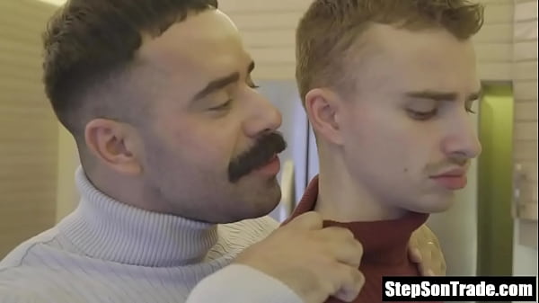 Gay stepfathers fucking each other's  