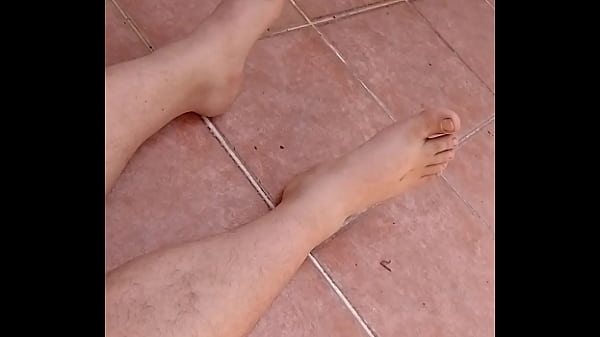 Showing my feet  