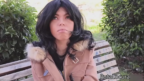 PutaLocura - La sexy espa&ntilde;ola Dayana Teen acepta el reto de Torbe y traga su lefa en pillada 