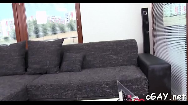 Lubricous irrumation for gay chap  