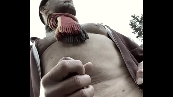 public erection in the cold