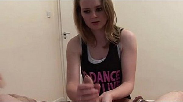 Angry looking babe strips and wanks