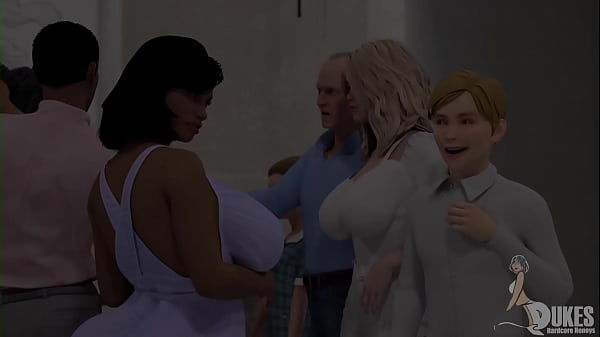 BBC goes balls deep inside two fat booties