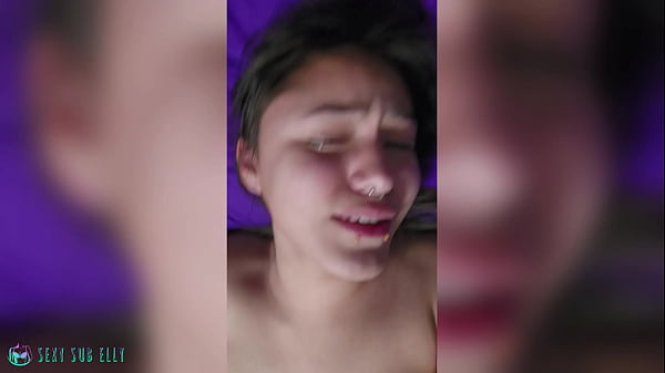 The Devils Angel | 18 year old Native American slut gags on daddy's cock, takes 13 inch dildo & gets pounded hard!