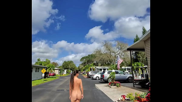 I walk naked in the forest and on the street