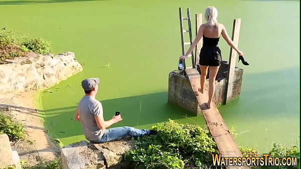 Glam slut urine showered