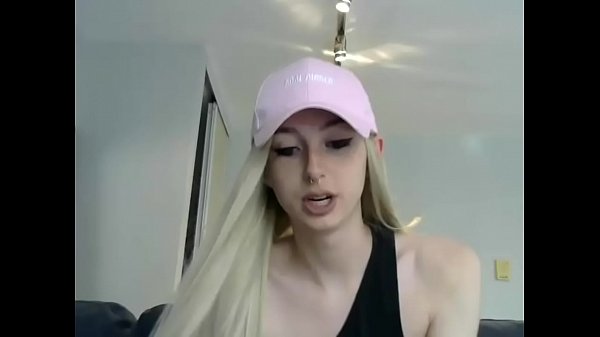 beautiful blonde shemale cums