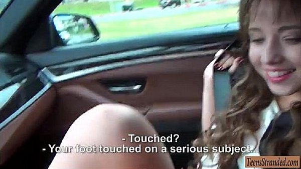 Pretty teen babe Taissia Shanti anal screwed by stranger