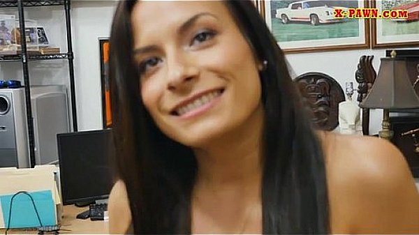 Tight babe railed by pervert pawn keeper