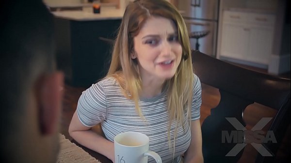 Sneaky Blonde makes love with her stepbro  