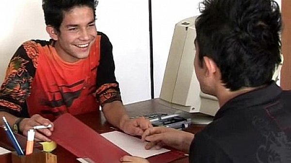 Gay secretary gets his ass destroyed by hot client