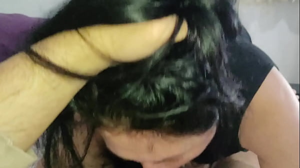 Stepmom milf helps me to unload my balls - Blowjob,Cum in Mouth 