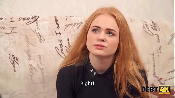 Debt4k. Sexy redhead Rose Wild pays for new TV with her wet holes